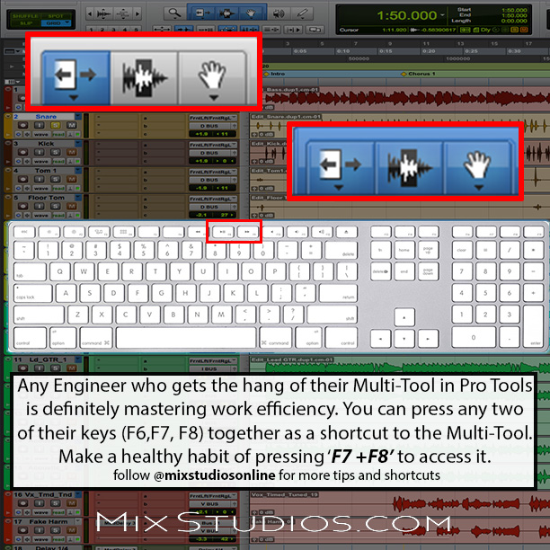 pro tools shortcuts grid